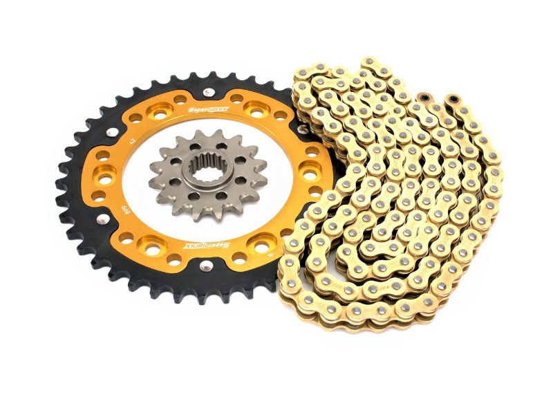 Motorcycle chain and sprockets