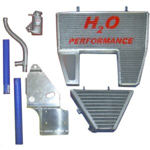 H2O - Oversized Water Radiator + Mounting Kit (DUCATI 848 / 1098 / 1198)