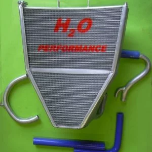 Super Cooling Hi-Performance Radiator For Kawasaki KX65 (2000-2018) – Polished Aluminum