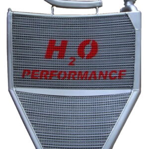 H2O OVERSIZED WATER RADIATOR + MOUNTING KIT (TRIUMPH DAYTONA 675 06-12)