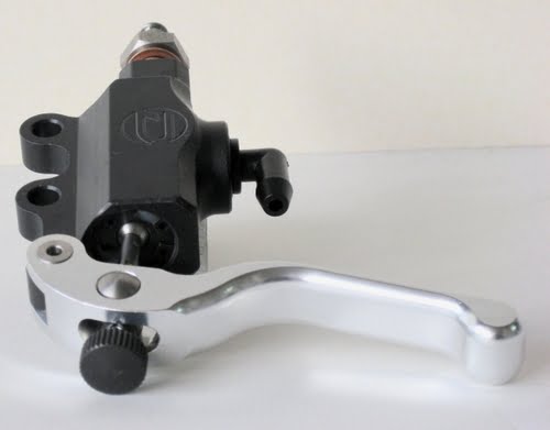 DISCACCIATI - Forefinger Brake Master Cylinder, 16mm Piston - Silver Lever - Image 2