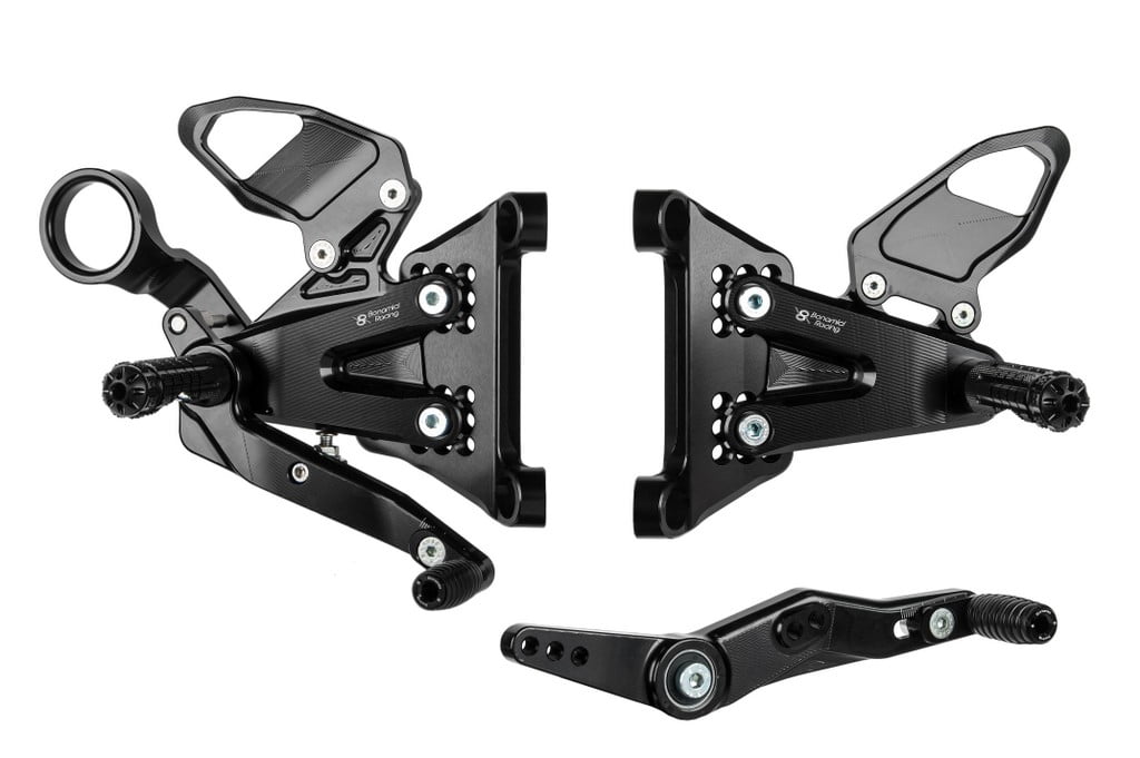 BONAMICI - Racing Adjustable Rearsets (BMW S1000RR 2019-2025)