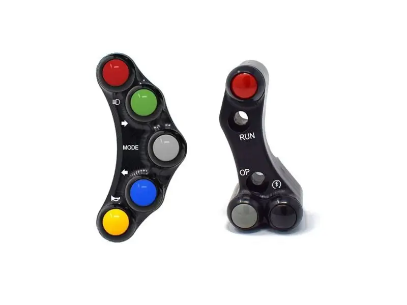 Motorcycle handle bar switchgear