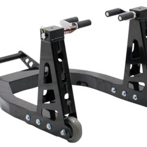 BikeTek - Aluminium Box Section Front Paddock Stand - Black